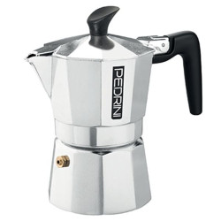 Caffettiera pedrini brillante argento [9081-3]