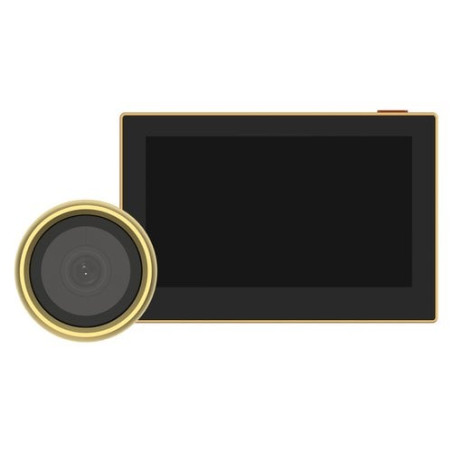 Spioncino ezviz hp2 con videocitofono integrato 4.3 nero/oro [318500214]