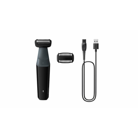 Rifinitore philips bodygroom serie 3000 per inguine/corpo nero/grigio