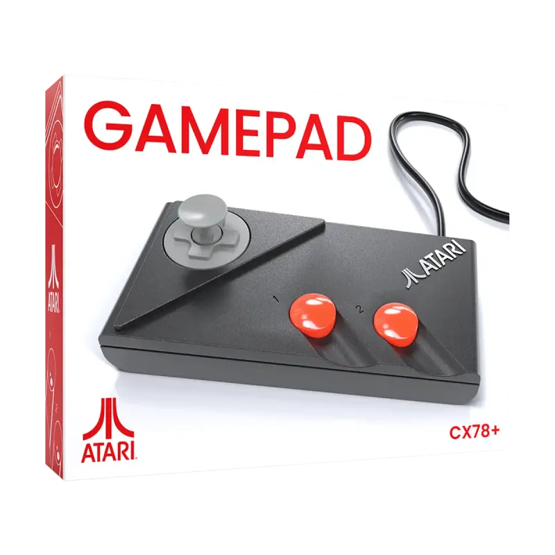 Controller atari gamepad cx78+ 2600+/2600/7800 nero
