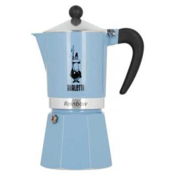 Caffettiera bialetti primavera rainbow azzurro [29585]