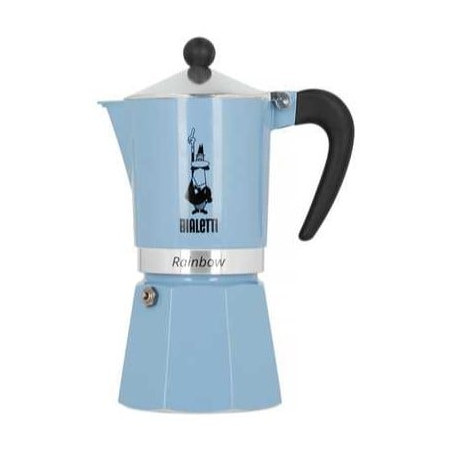 Caffettiera bialetti primavera rainbow azzurro [29585]