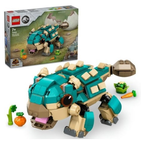 Gioco da costruzione lego baby bumpy ankylosaurus multicolore 358pz