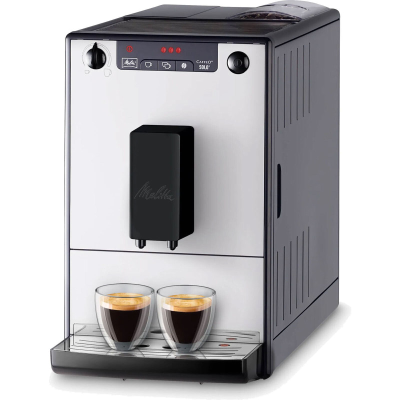 Macchina da caffe' espresso melitta 1.2l 1400w argento [950-666]