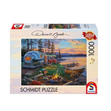 Puzzle schmidt spiele darrell bush campfire paradise multicolore