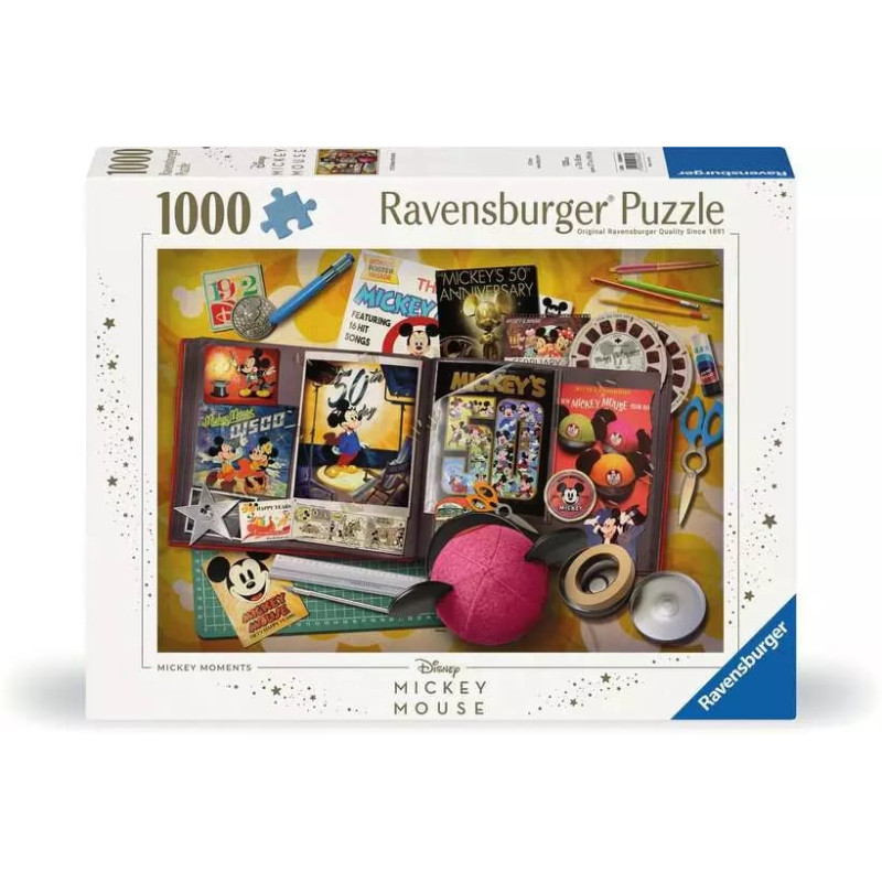 Puzzle ravensburger 1970 momenti di topolino 1000pezzi [12000843]