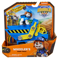 Spin master rubble & crew camion ribaltabile di wheeler con figurina