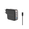 Caricabatterie conceptronic althea 18b usb pd gan 4 porte 100w con
