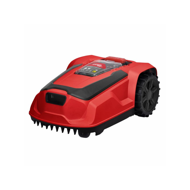 Rasaerba robot excel 11499 22cm con batteria 20v 4ah rosso [kc8b102-a]