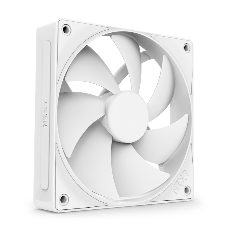 Ventola 120x120 nzxt f120p per case pwm a pressione statica bianco
