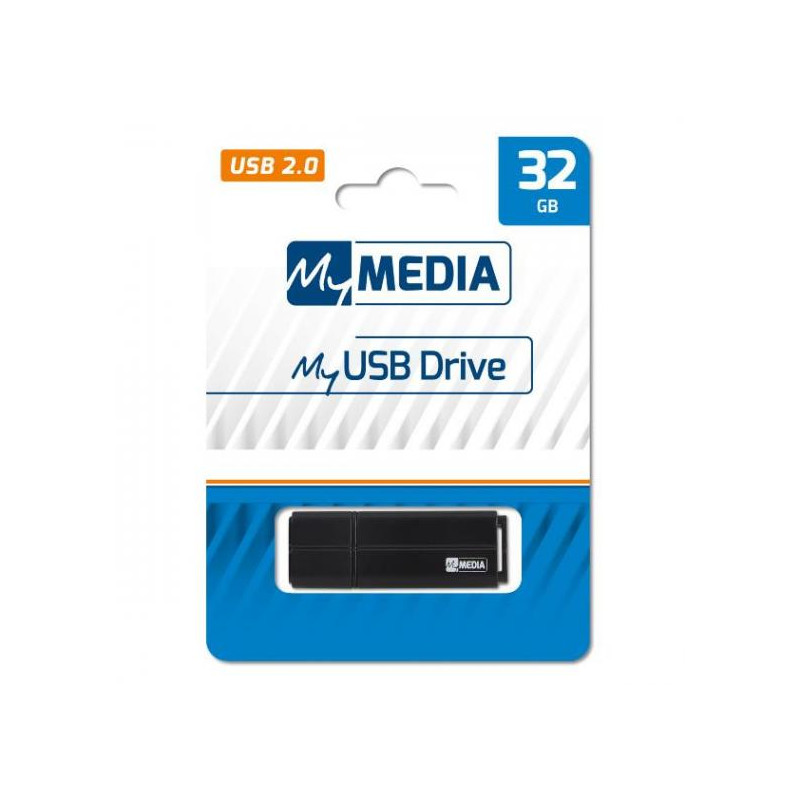 Pen drive 32gb verbatim mymedia usb drive connettore usb 2.0 nero