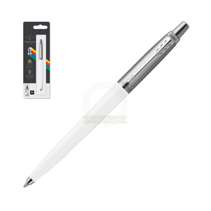 Penna a sfera 2096874 jotter originals con fusto in plastica bianco