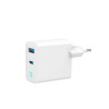 Caricabatterie da muro gembird gan usb qc3.0 65w bianco [ta-uc-pdqc65l-w-01]