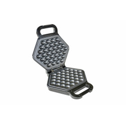 Macchina per waffle unold bobby a bolle 700w nero/argento [48245]