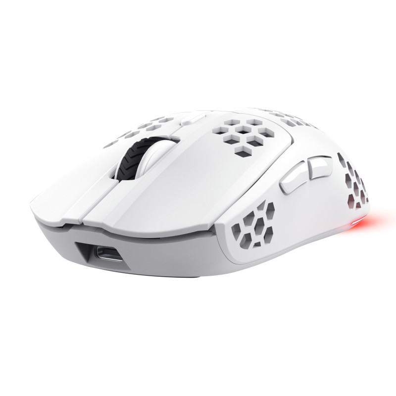 Mouse da gioco trust gxt 929 helox 4800dpi bianco
