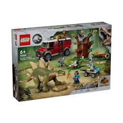 Lego 76965 missione dinosauro: scoperta dello stegosauro 407pz