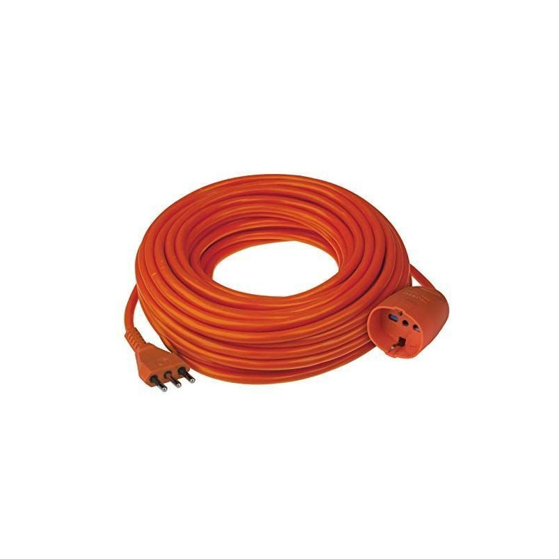 Cavo prolunga poly pool 10m uscite ac esterno arancione [pp0379.10]