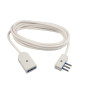 Cavi polypool prolunghe elettriche 1 presa 3m bianco [pp2611q]