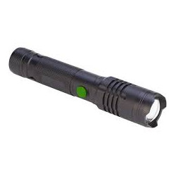 Torcia led polypool portatile 10w alu1000 ricaricabile nero [pp3154]