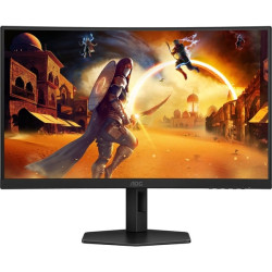 Monitor led 27" aoc cq27g4x quad hd 2560x1440/1ms/classe f/nero