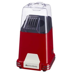 Macchina per popcorn melchioni 0.057l/1100w rosso/trasparente [mrs