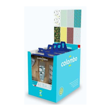 Asse da stiro colombo fodera 140x55 xl cop530 2strato 250g/mq [cop530]