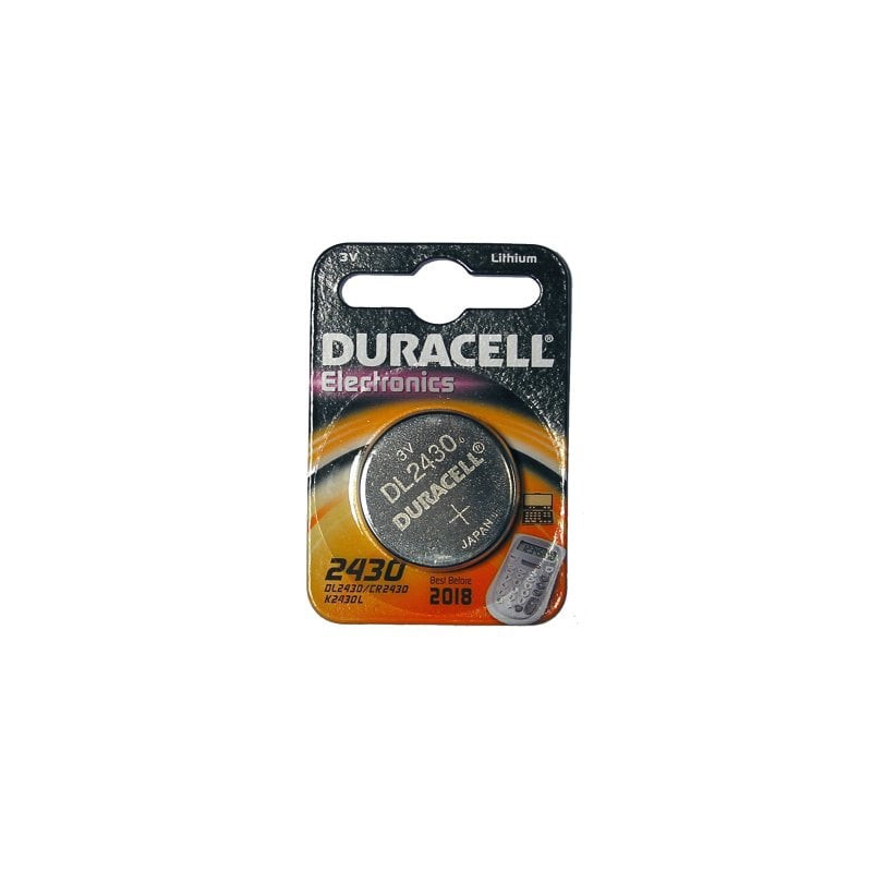 Pila duracell pasticca batteria monouso al litio 3v [2430 litio]