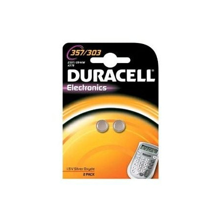 Pila duracell batterie pasticca 357/303 1.5v argento [357/303 argento]