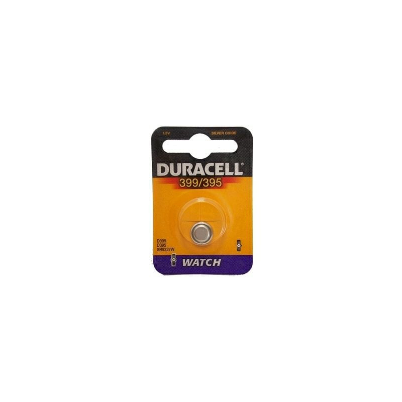 Pila duracell batteria a bottone pasticca watch 399/395 1.5v argento