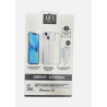 Kit iphone 13 area starter pd20w+tpu+glass bianco [kit3in1ip13w]