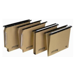 Cartella sospesa in cartone bertesi 33/v avana cartesio [100/330-c1]