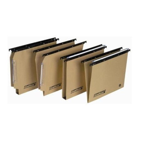 Cartella sospesa in cartone bertesi 33/v avana cartesio [100/330-c1]