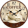 Orologio lowell old coffe da parete d34cm multicolore [14858]