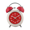 Sveglia lowell jja-7107r 1.5v 10x5.5x16cm rosso/plastica [ja7107-r]