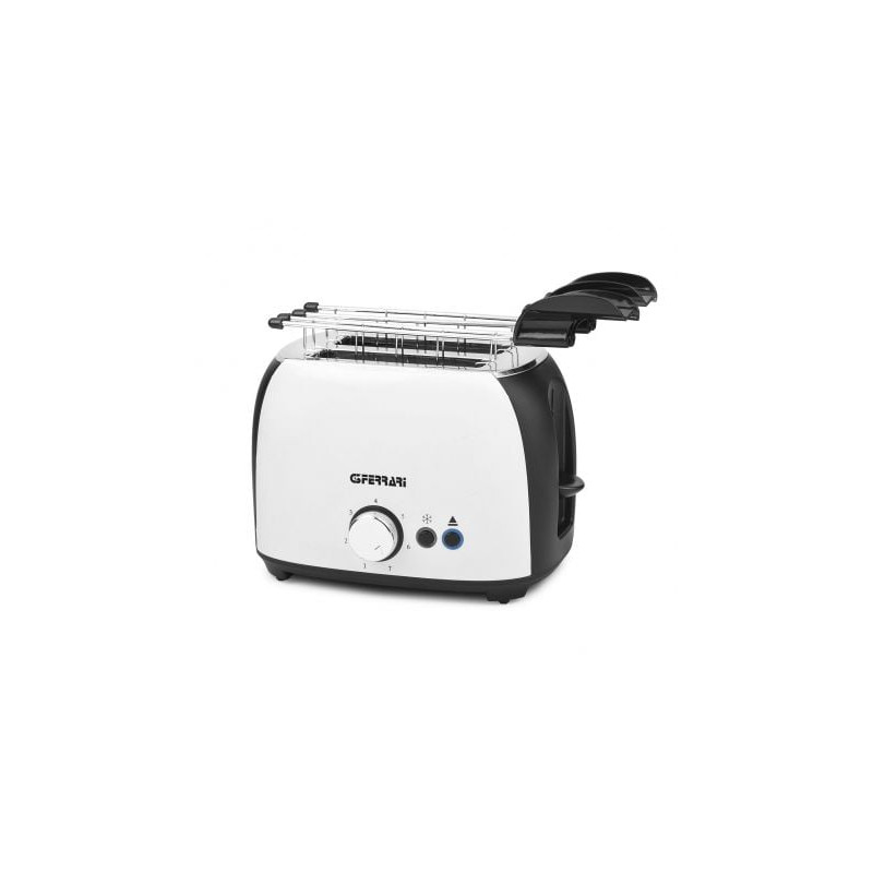Tostapane g3ferrari grantoast 24x18.5x17.5cm 2 scomparti 800w bianco