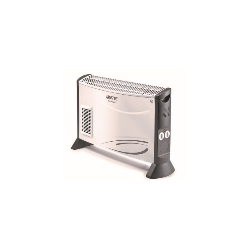 Termoconvettore imetec eco rapid interno 2000w/cavo 1.5m grigio/bianco