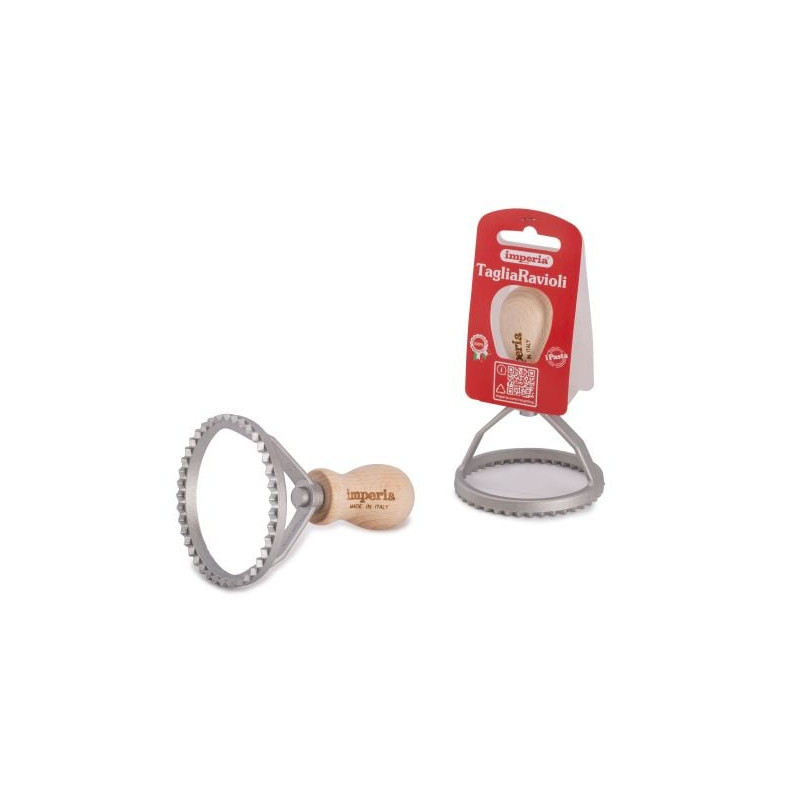 Stampo tagliaravioli imperia art.7804 rotondo 80mm [tagliaravioli