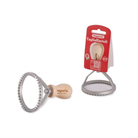 Stampo tagliaravioli imperia art.7804 rotondo 80mm [tagliaravioli