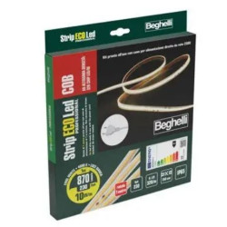 Striscia led beghelli 10w 230v 4000k 1m [57686]