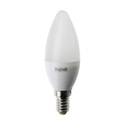 Lampadina beghelli led 4000k 7w e14 50w 700lm forma oliva bianco