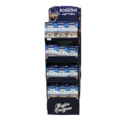 Espositore da terra borbone 5 piani di appoggio 50pz [espositore