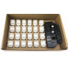 Kit frutti techly iwp-kit-c6au180 rj45 cat.6 utp 180 grado