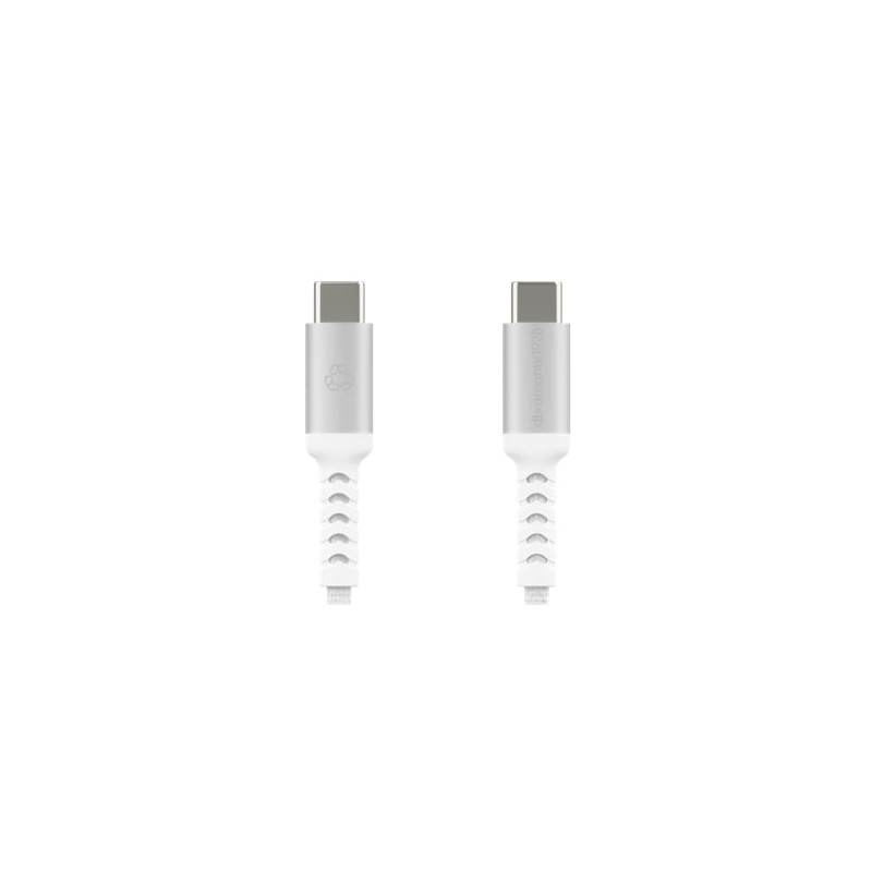 Cavo dbramante usb-c a usb c 1.2m 100w bianco [cb12ccgr7116]