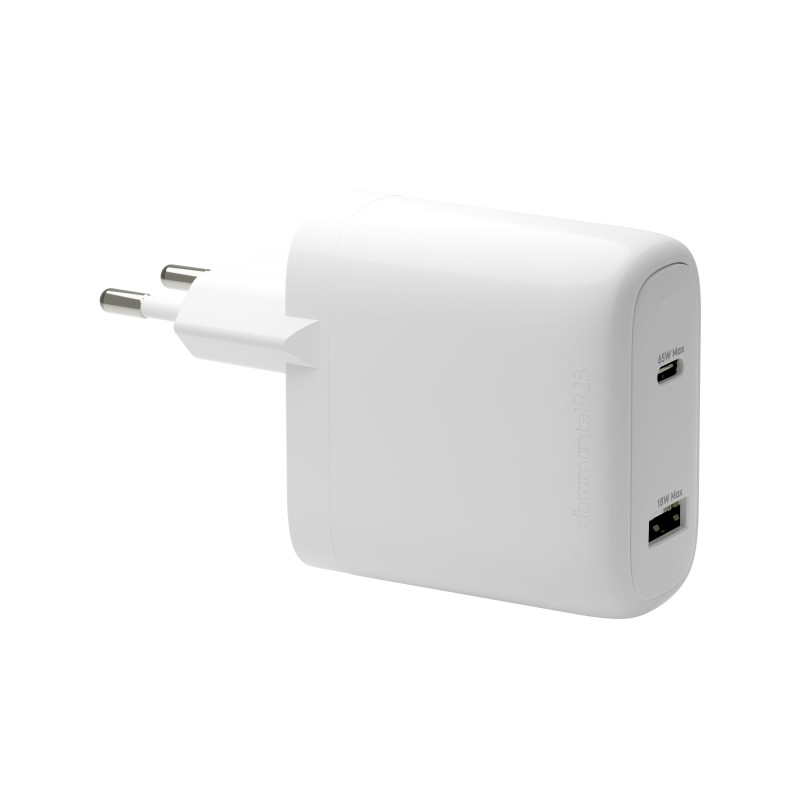Caricabateria da parete dbramante 1928 usb-c/a 65w 110-240v