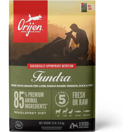 Cibo secco orijen tundra con capra per cani adulti 6kg
