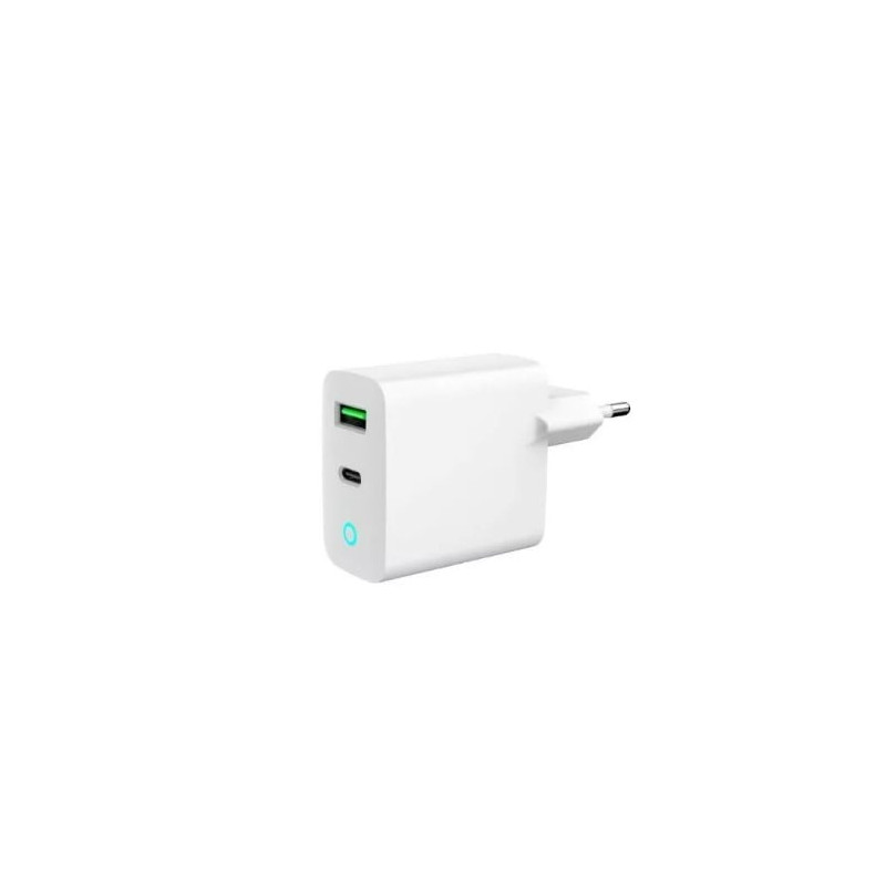 Alimentatore da rete gembird usb-a usb-c 20w bianco [azgemul00000031]