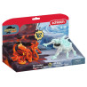 Schleich eldrador creatures scarabeo di ghiaccio contro polpo di