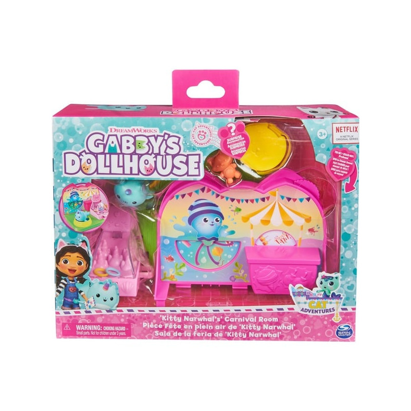 Set da gioco spinmaster gabby's dollhouse deluxe la casa magica