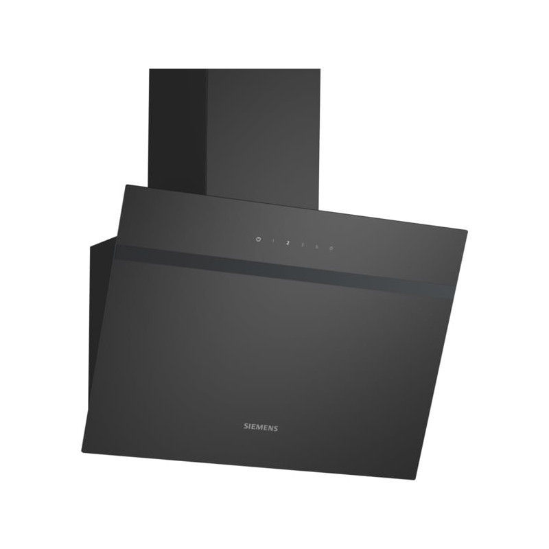 Cappa aspirante a parete siemens iq100 60cm 223w classe a nero [lc65kdk60]