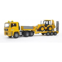 Modellino bruder man tga jcb midi cx 027 1/16 autocarro con caricatore